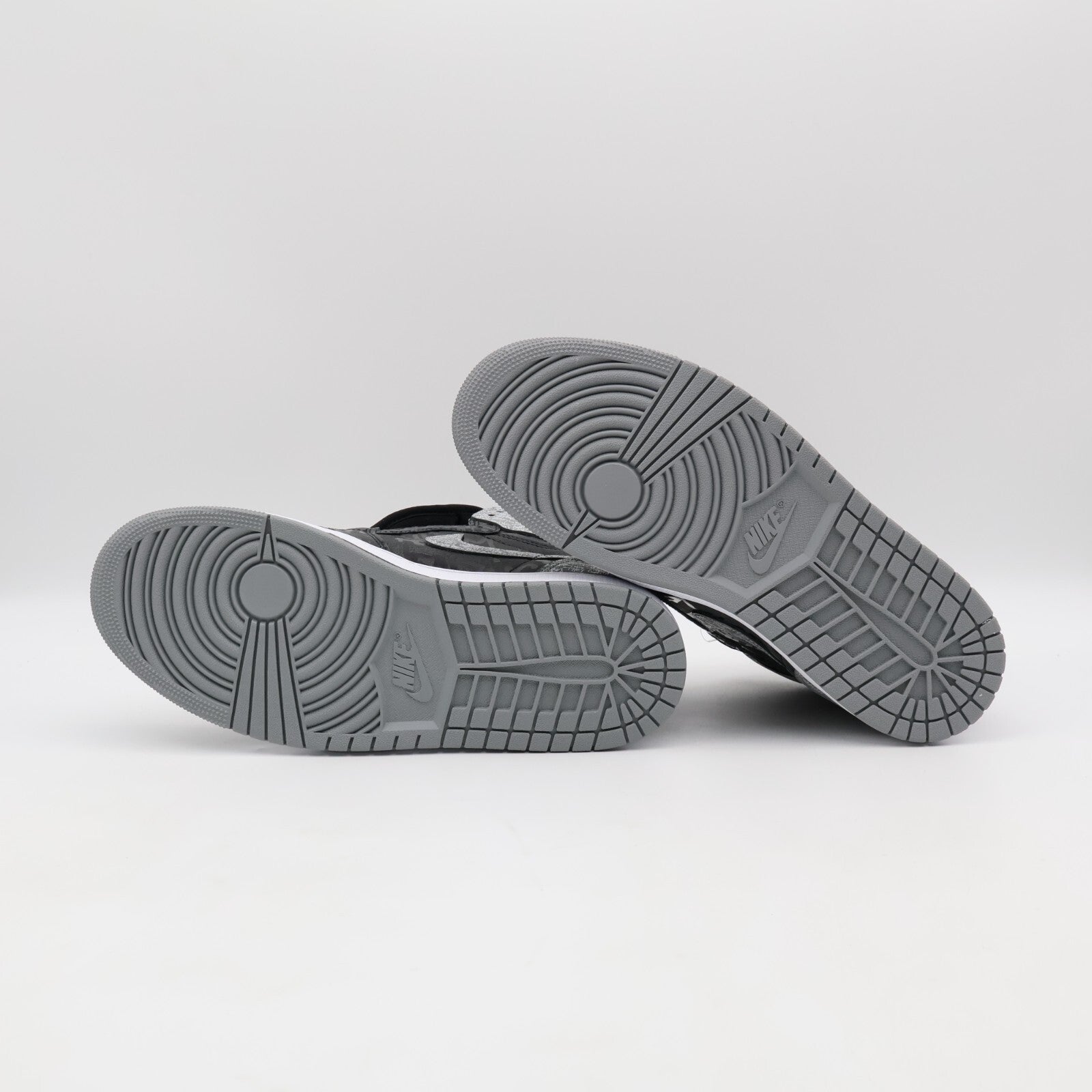 555088-036 Nike Jordan 1 High OG Rebellionaire Black White Particle Grey (Men's)