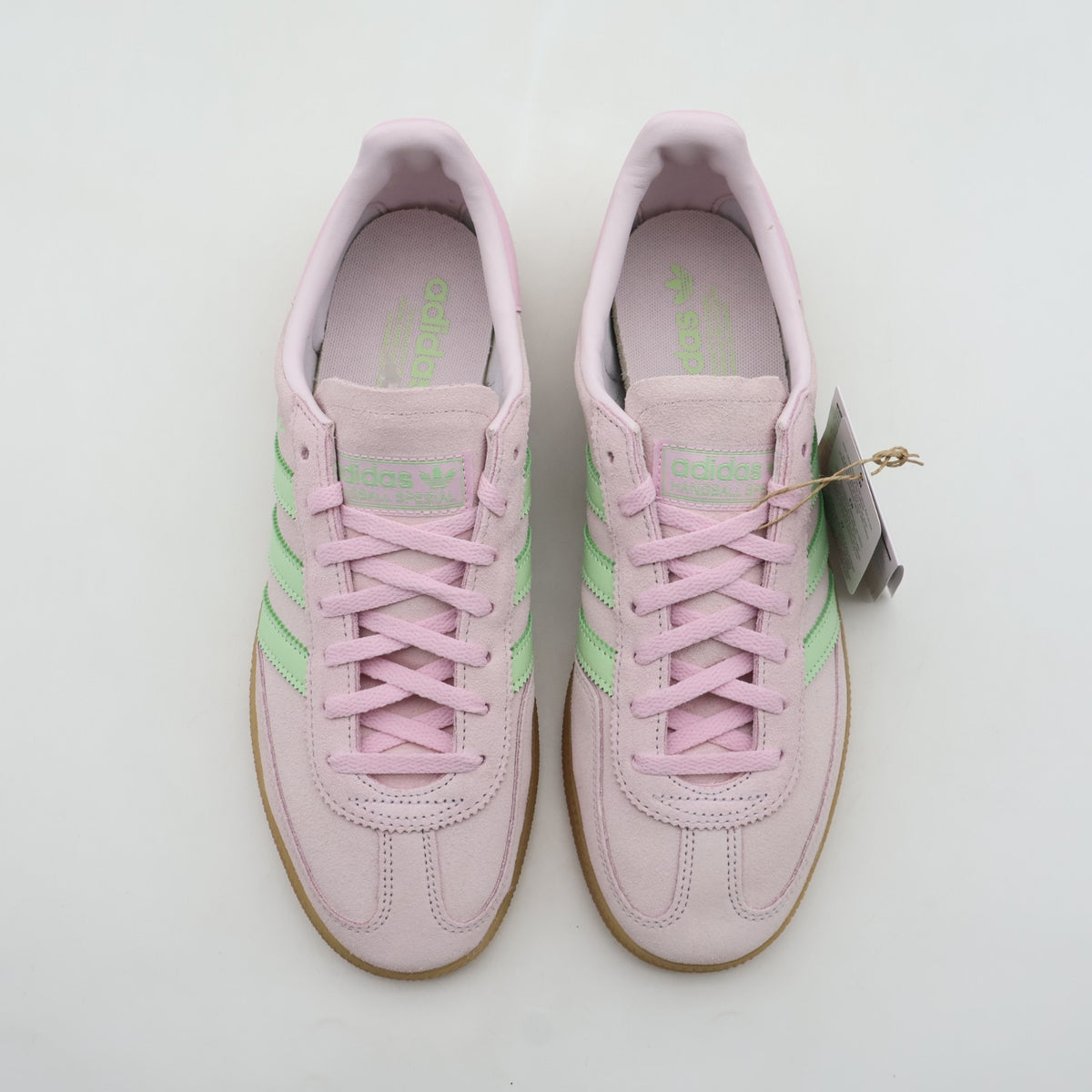 JR3640 adidas Originals  Handball Spezial Almost Pink Semi Green Spark (Women's)