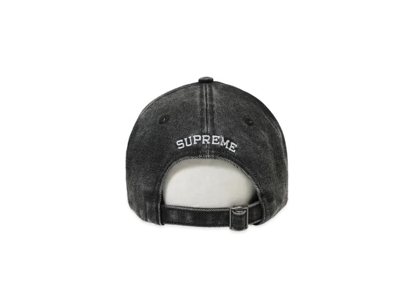 Supreme Pigment Coated S Logo 6-Panel "Black"