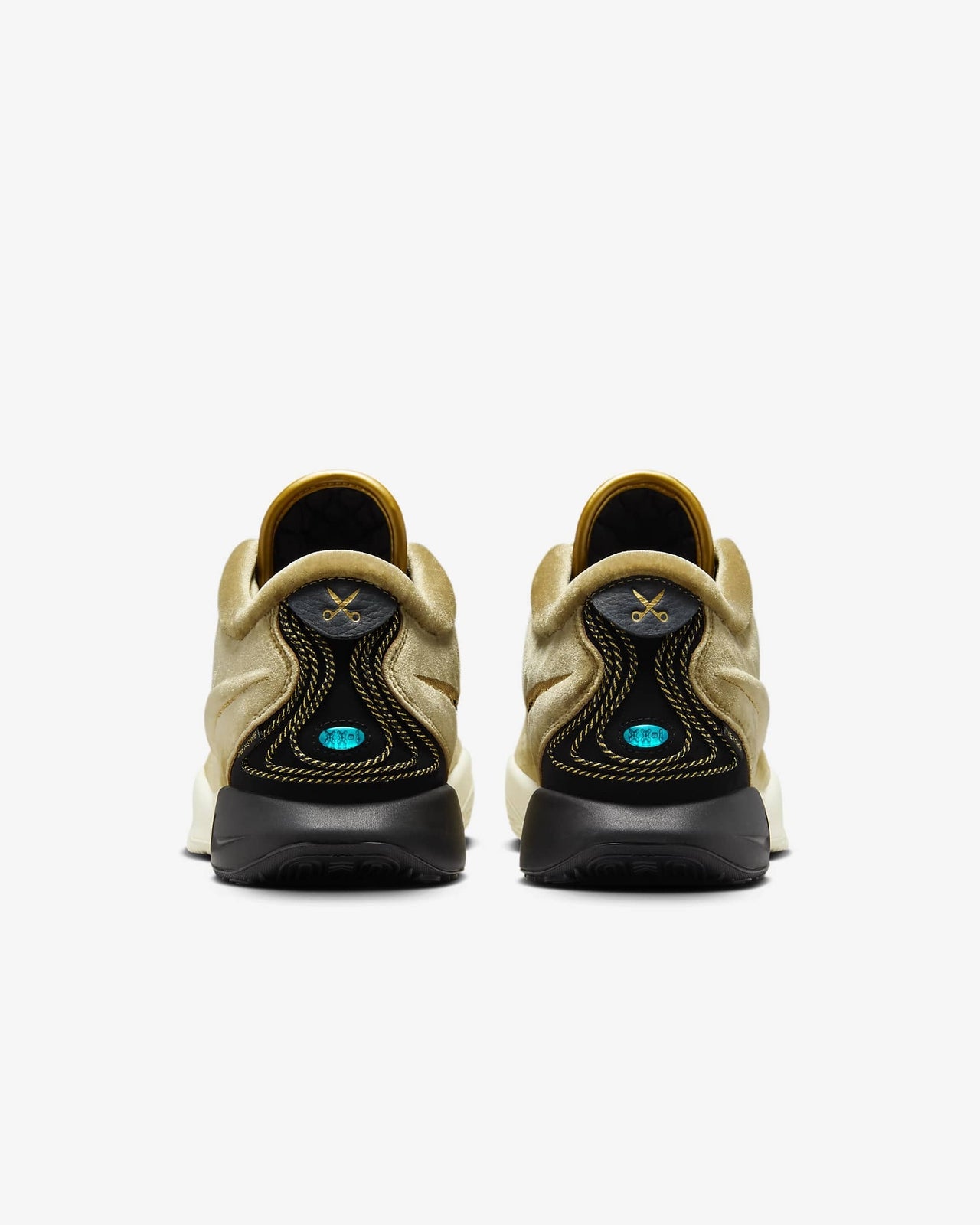 FZ7884-700 Nike LeBron 21 Metallic Gold Coconut Milk Aquamarine Black (Men's)