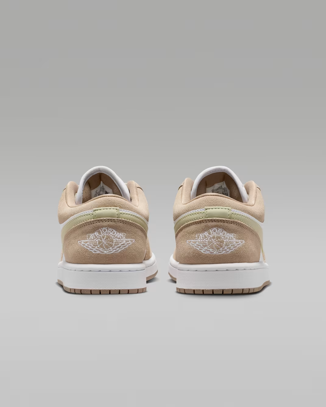 DC0774-204 Nike Air Jordan 1 Low Khaki/Olive Aura (Women's)
