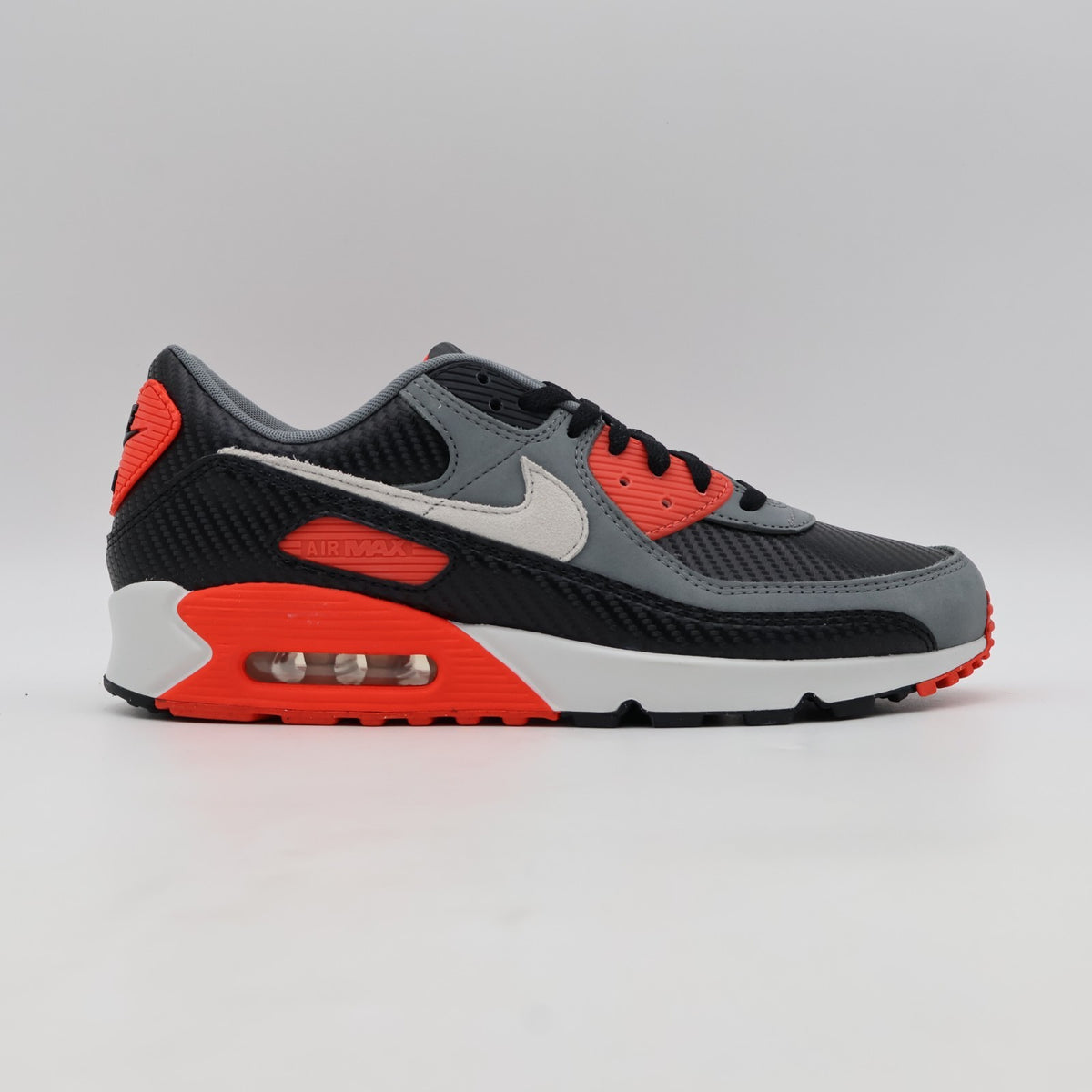 HM9432-001 Nike Air Max 90 PRM Cool Grey and Black (Men's)