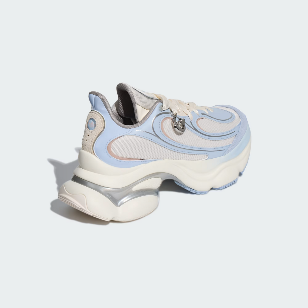 LA3789 Adidas Ozvenuz "Core White/Crystal Sky" (Women's)