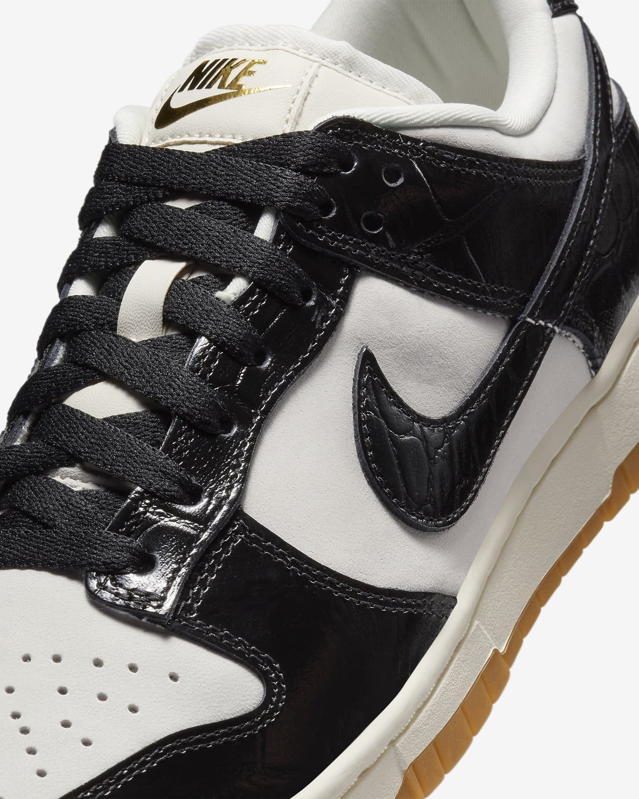 FJ2260-003 Nike Dunk Low Black Croc (Women's)