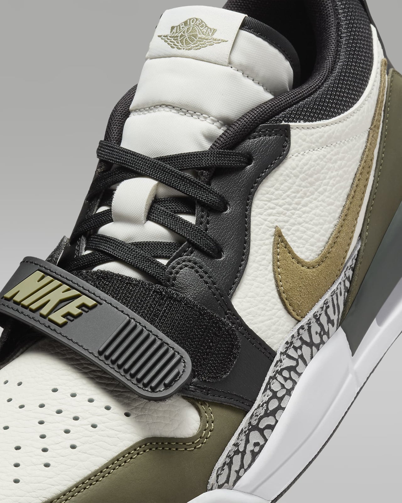CD7069-120 Nike Air Jordan Legacy 312 Low Sail Black Wolf Gray Medium (Men's)