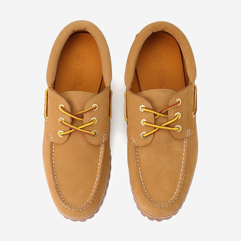 TB0A44YF754 andrelMhoffwann Timberland 3 Eye Classic Lug Wheat (Men's)