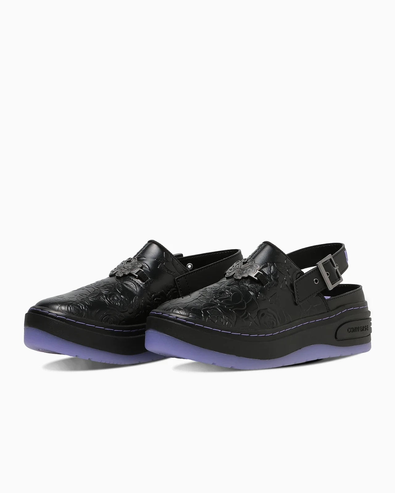 33702710 ANNA SUI Converse Weapon PLTS CLG OX Black Purple (Women's)