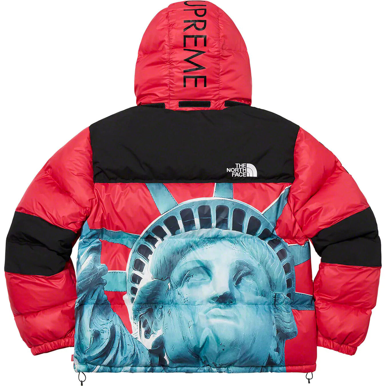Supreme The North Face Statue of Liberty Baltoro Jacket Red