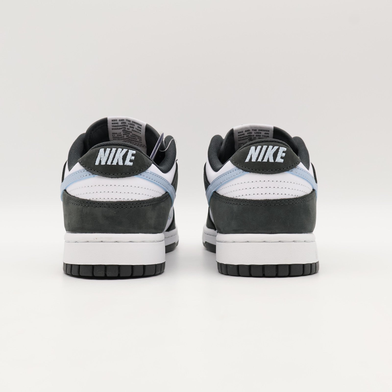 IB3079-100 Nike Dunk Low White Anthracite Light Armory Blue (Men's)