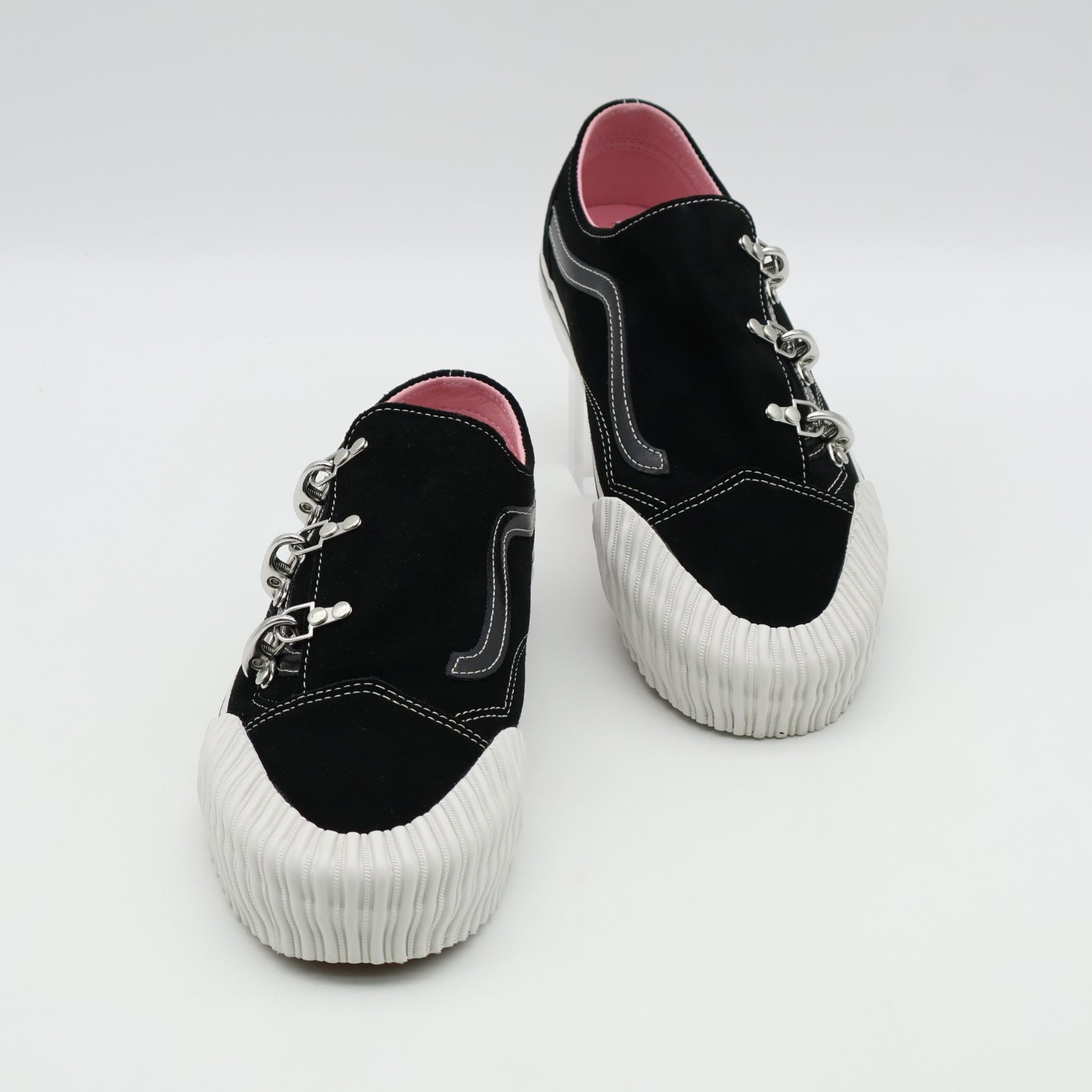 VN000EGXBA2 Vans Premium Old Skool Wrap Black White Karina Rozunko (Men's)