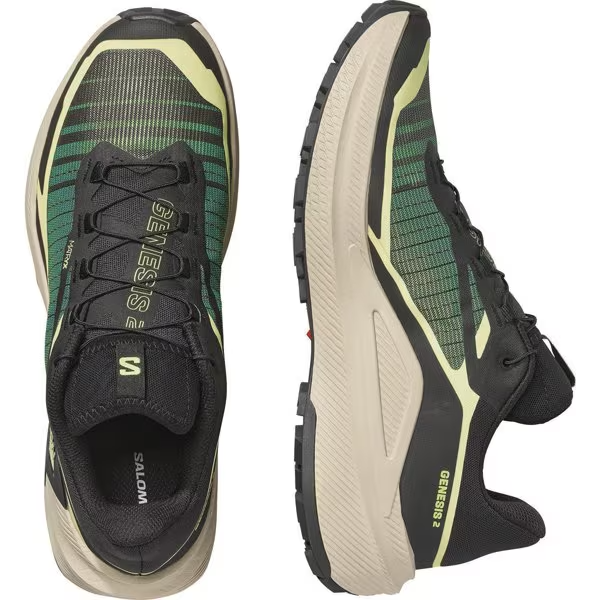 L49300100 Salomon Genesis 2 "Sunny Lime/Black/Bog" (Men's)