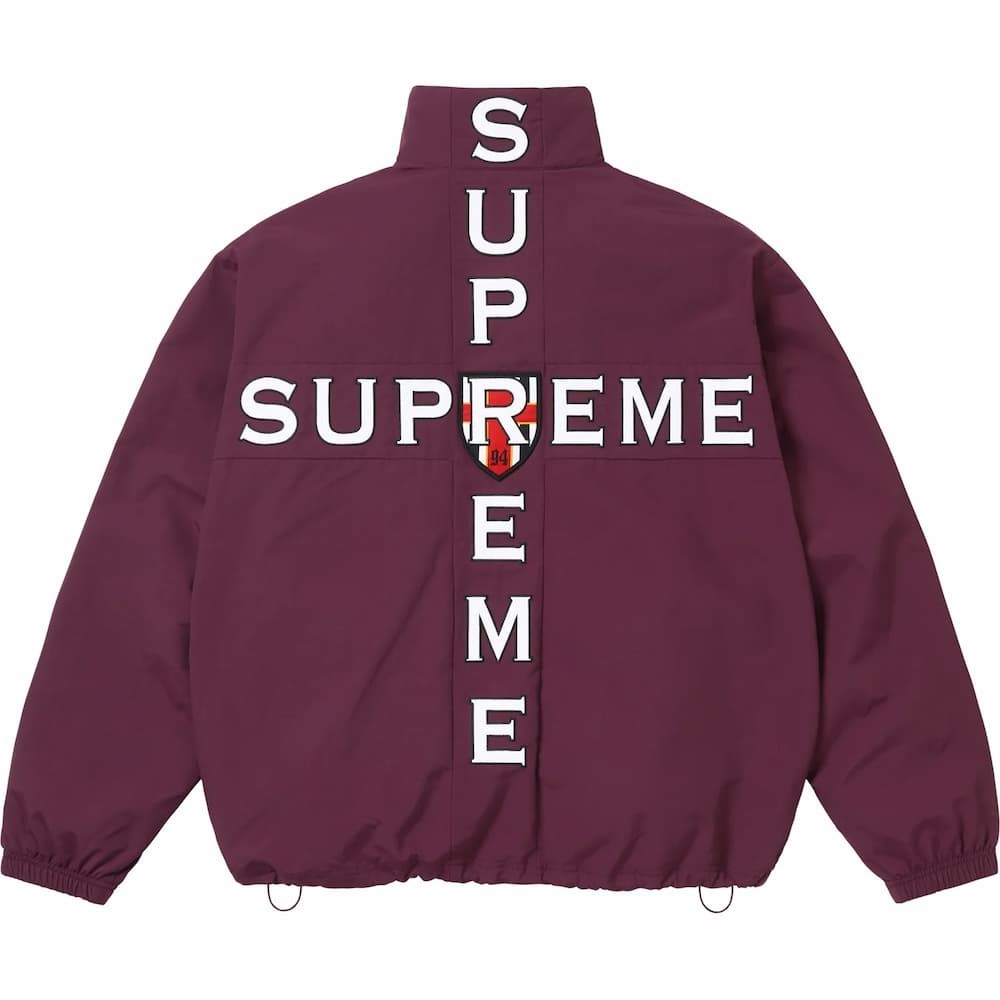 Supreme Cross Track Jacket Plum