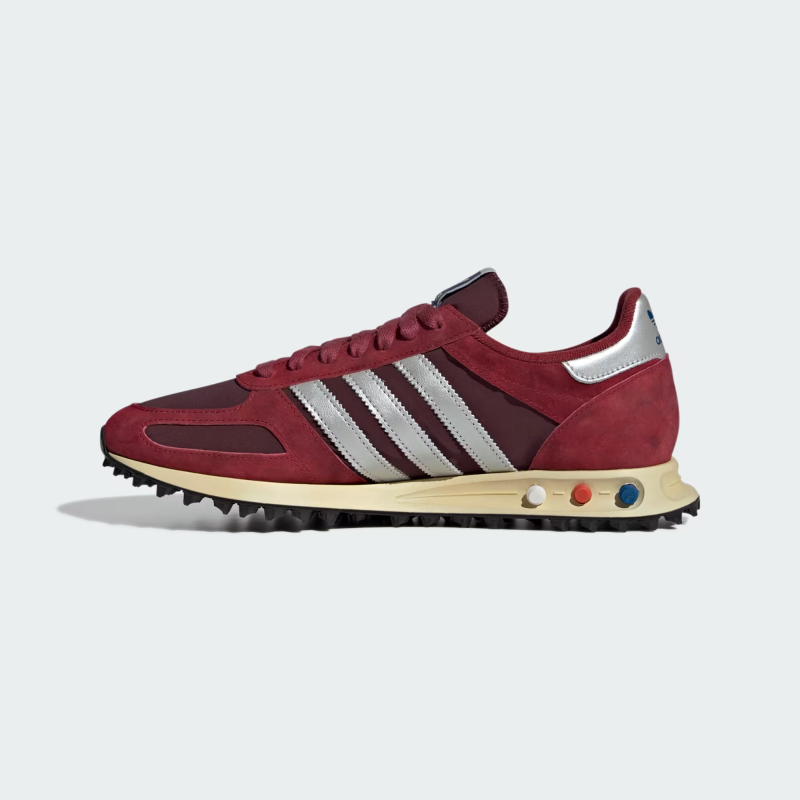 JQ5715 adidas Originals LA Trainer OG Noble Maroon Silver Metallic Maroon (Men's