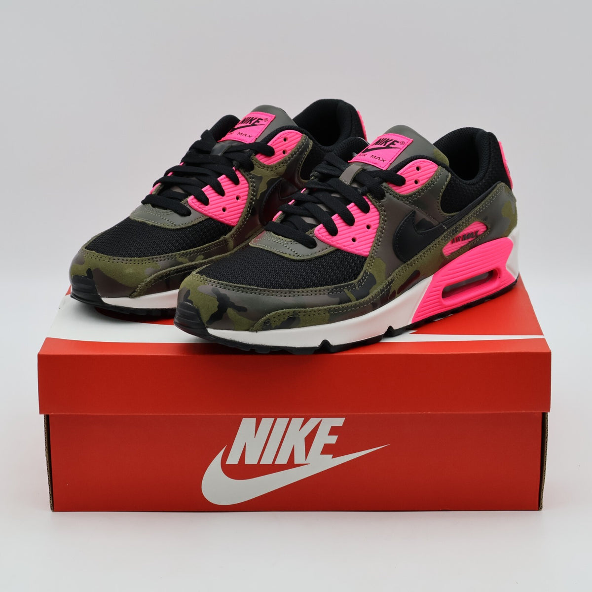 IF1721-300 Nike Air Max 90 PRM Sequoia Hyper Pink Phantom Black (Men's)