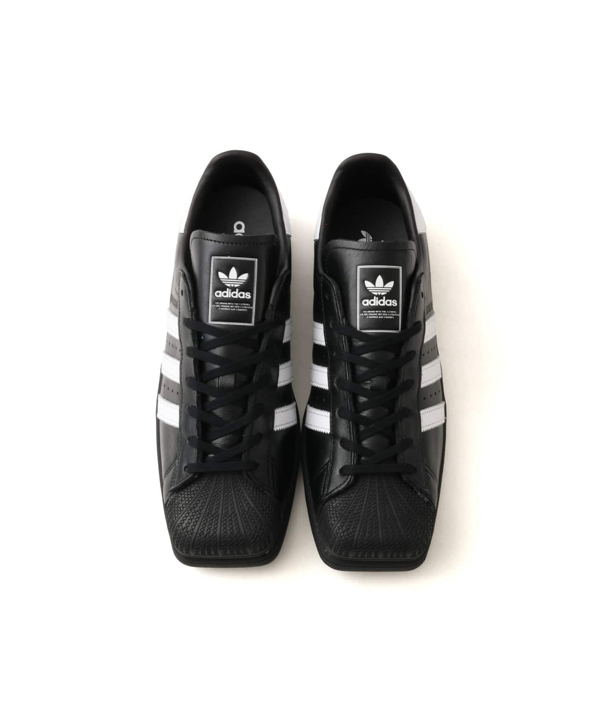KI0201 Adidas Superstar SQ "Core Black/Cloud White" (Women's)