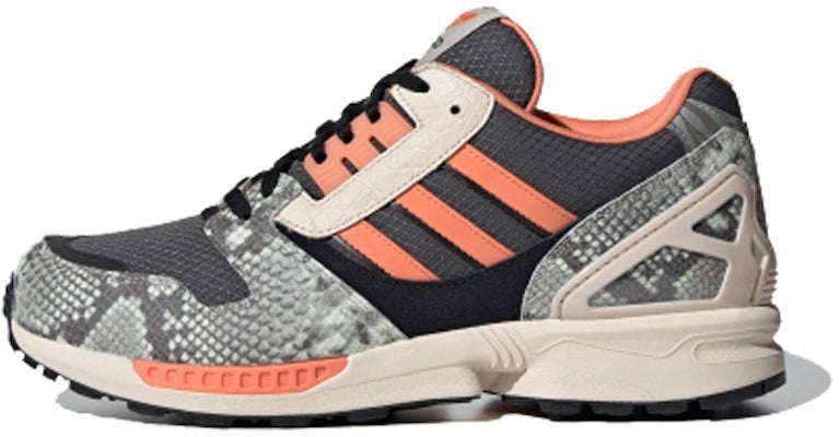 FW9783 adidas ZX 8000 "Grey Six/Semi Coral" (Men's)