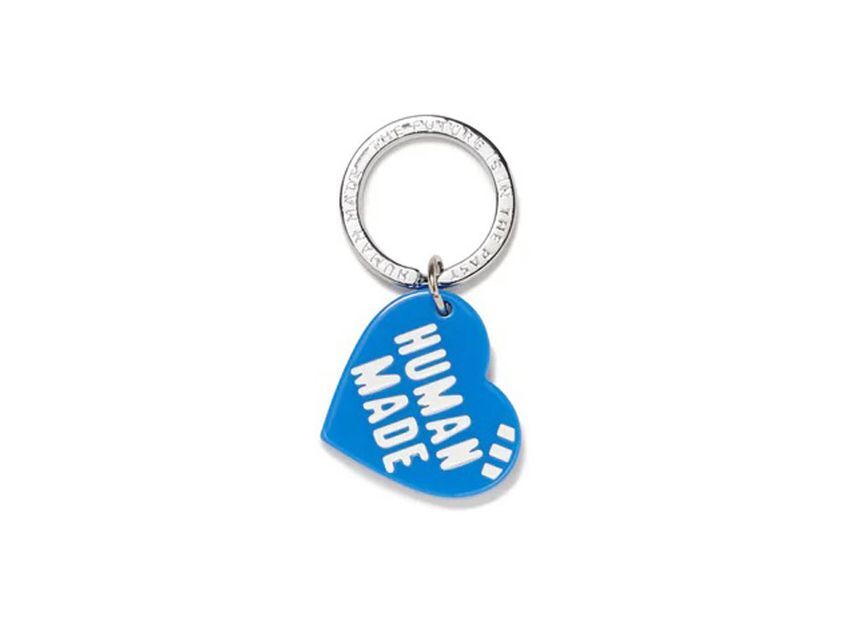 HUMAN MADE Heart Keyring Blue