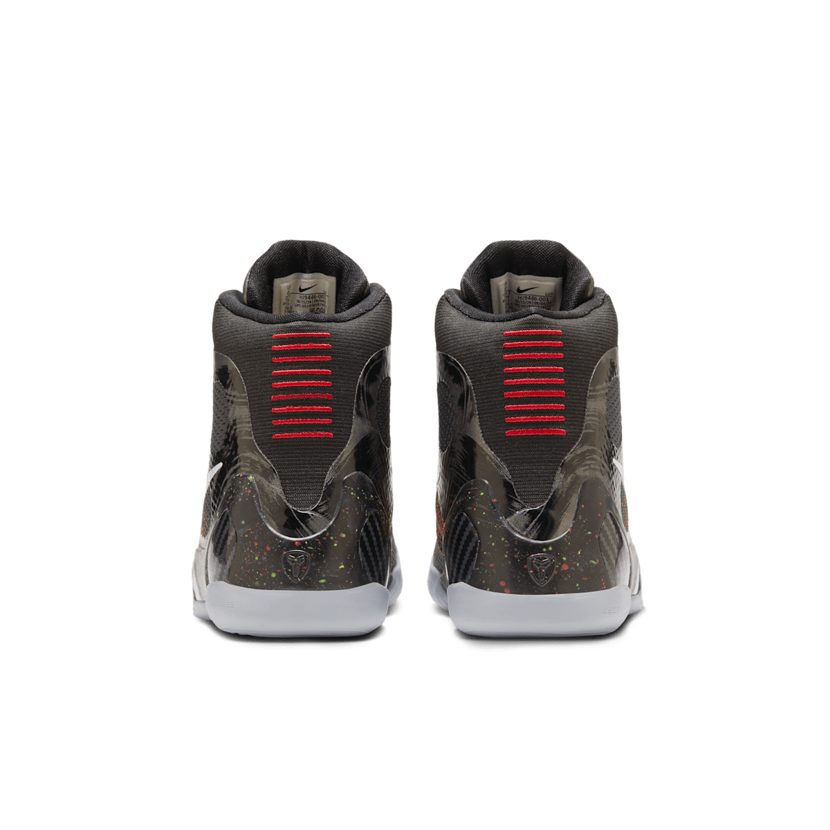 HJ9446-001 Nike GS Kobe 9 Elite Protro Black and Metallic Silver