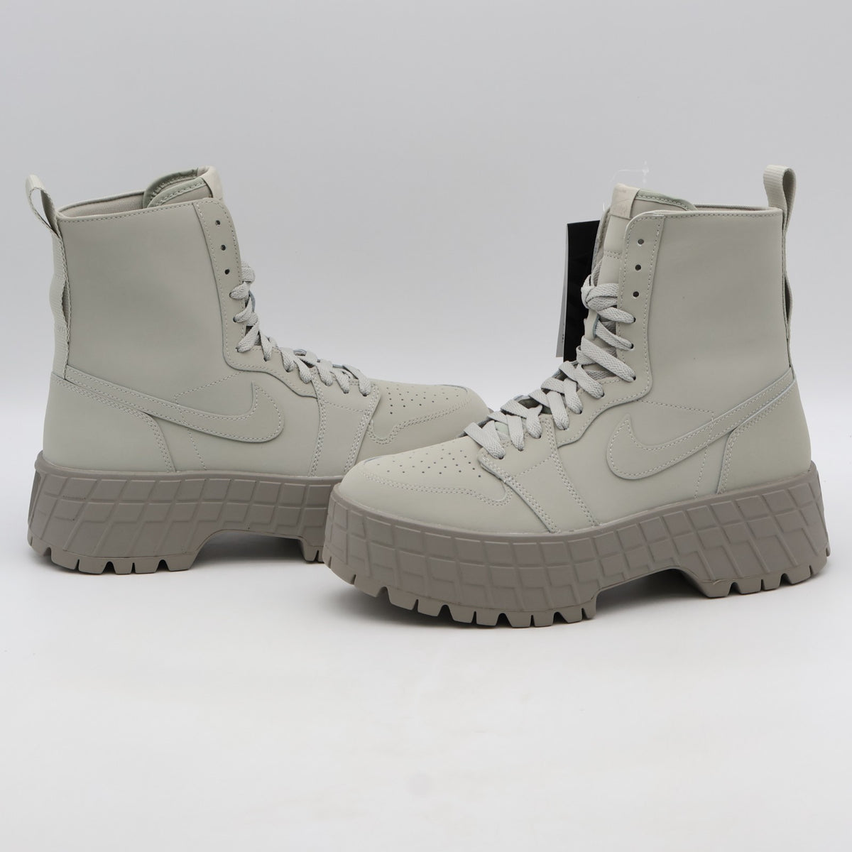 IR0837-099 Nike Air Jordan 1 Brooklyn Pale Grey Enigma Stone (Women's)