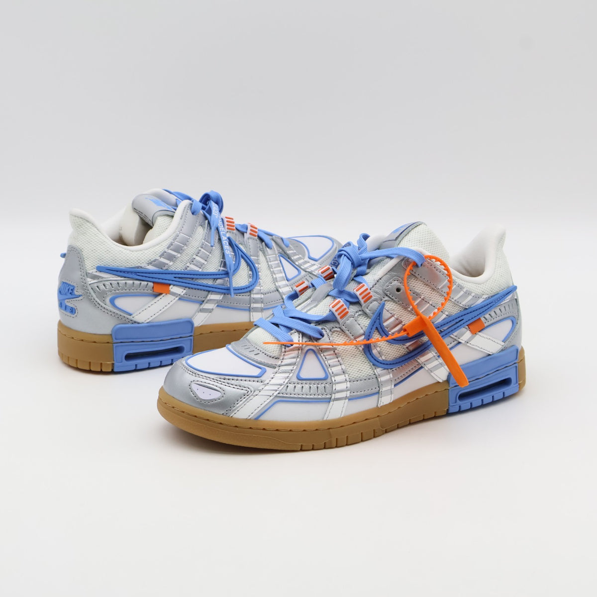 CU6015-100 Off White Nike Air Rubber Dunk University Blue White UNC (Men's)