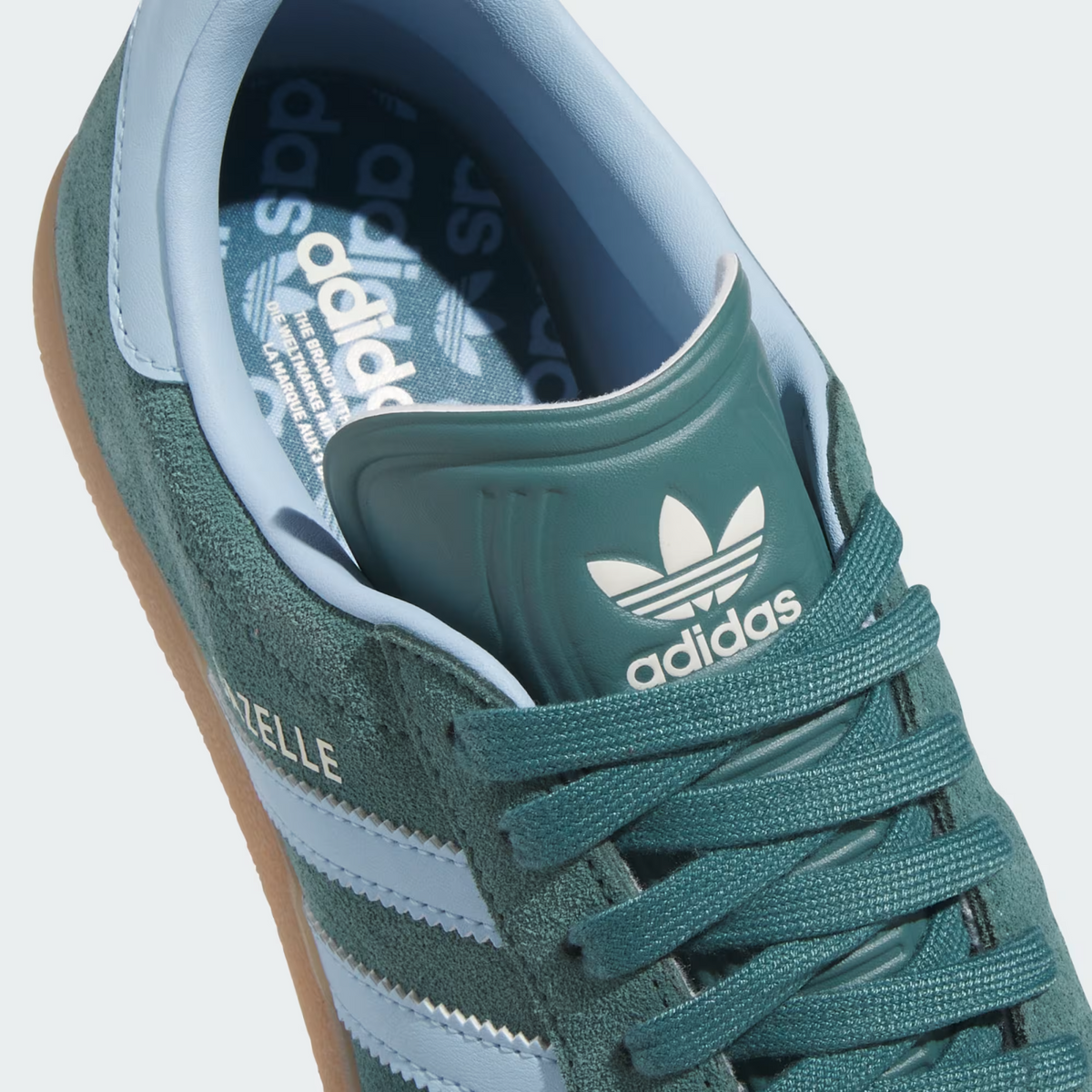 JI4172 adidas Originals Gazelle Spikeless Golf Preloved Teal Clear Sky (Women's)
