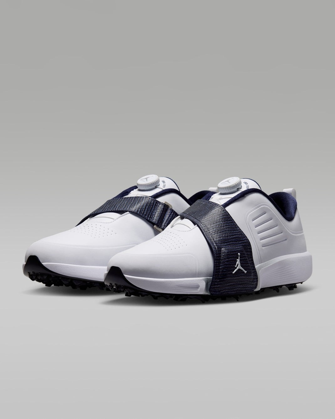 FV6338-105  Nike Jordan Air Rev Golf WhiteMidnight Navy (Men's)