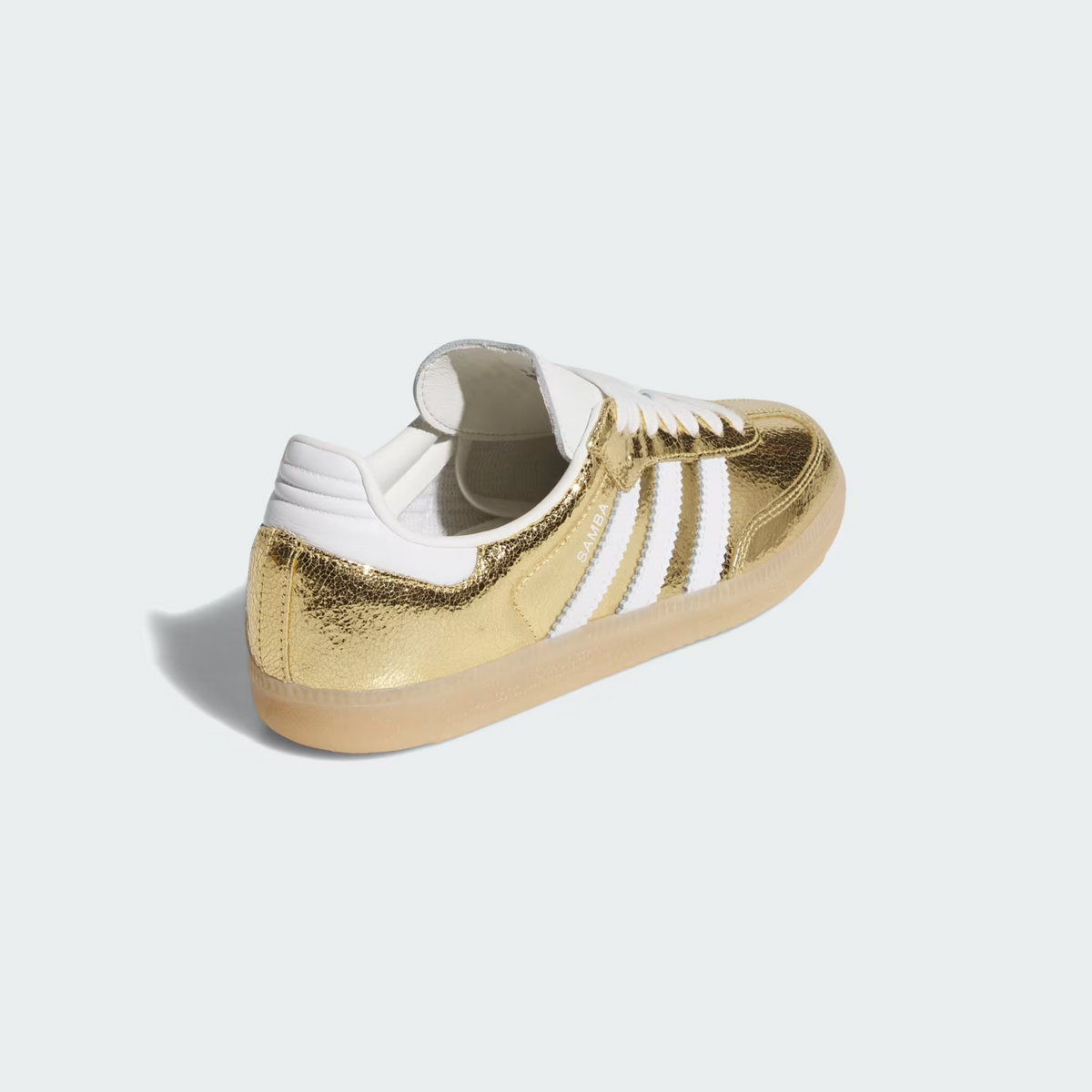 KI5719 adidas Originals Samba OG Gold Metallic Cloud White Core White (Men's)