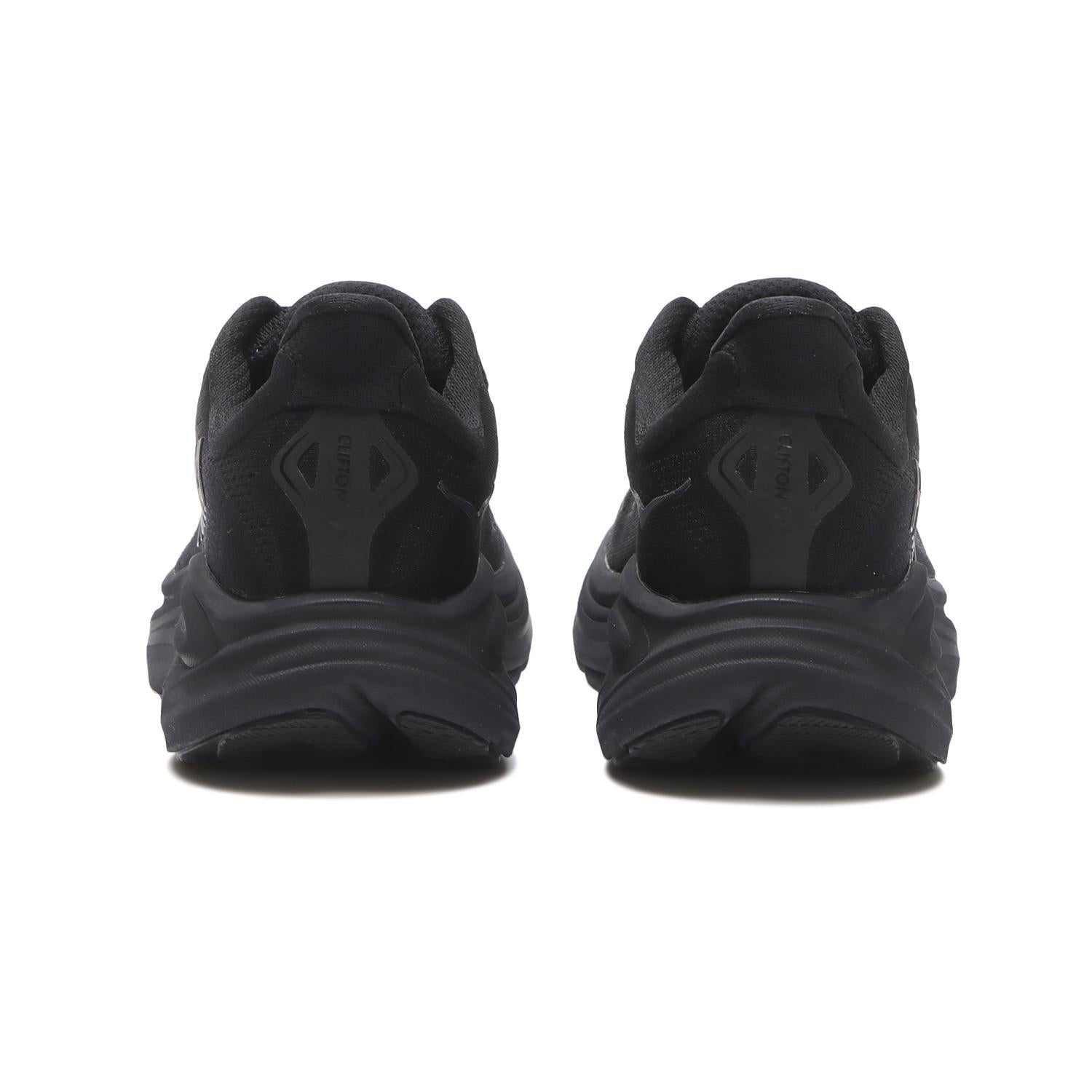 1162030-BWHT Hoka Clifton 10 Black Black (Men's)