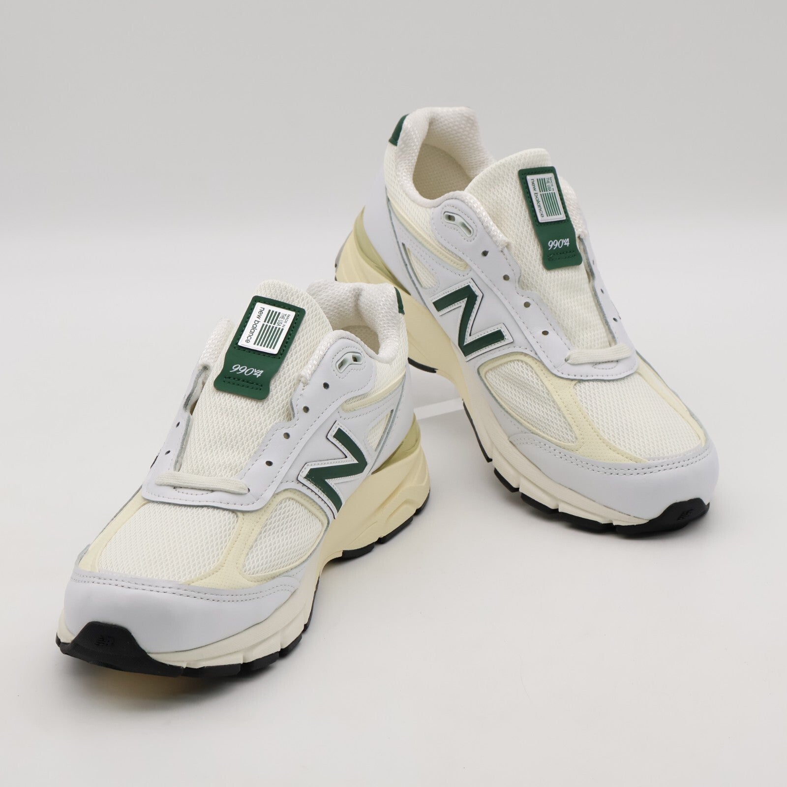 U990TC4 New Balance 990V4 White Green Made in USA (Men's)