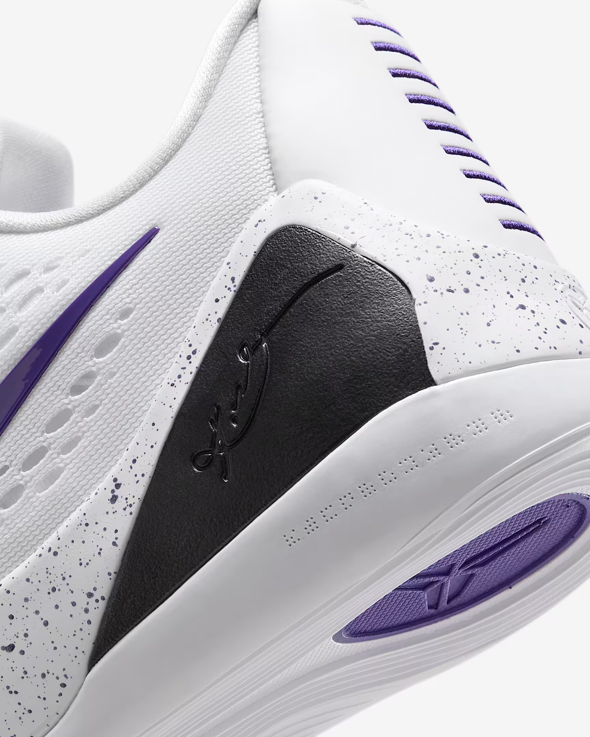 IH1401-100 Nike Kobe 9 Elite Low EM Protro White White Court Purple (Men's)