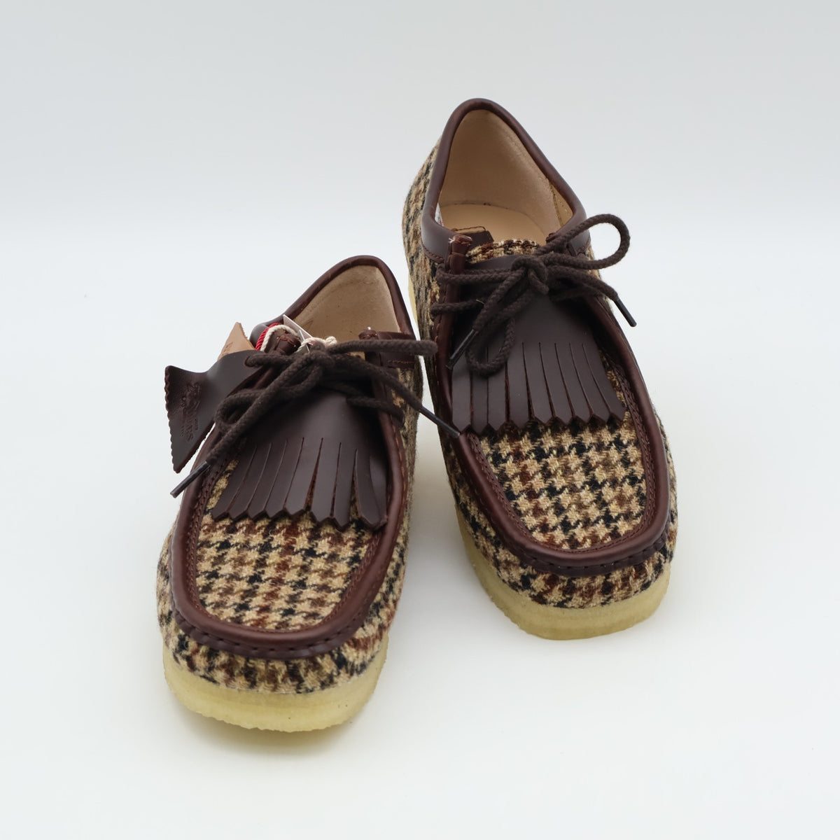 26182791 Harris Tweed Ã Clarks Wallabee Brown Tweed Combi ( Men's )
