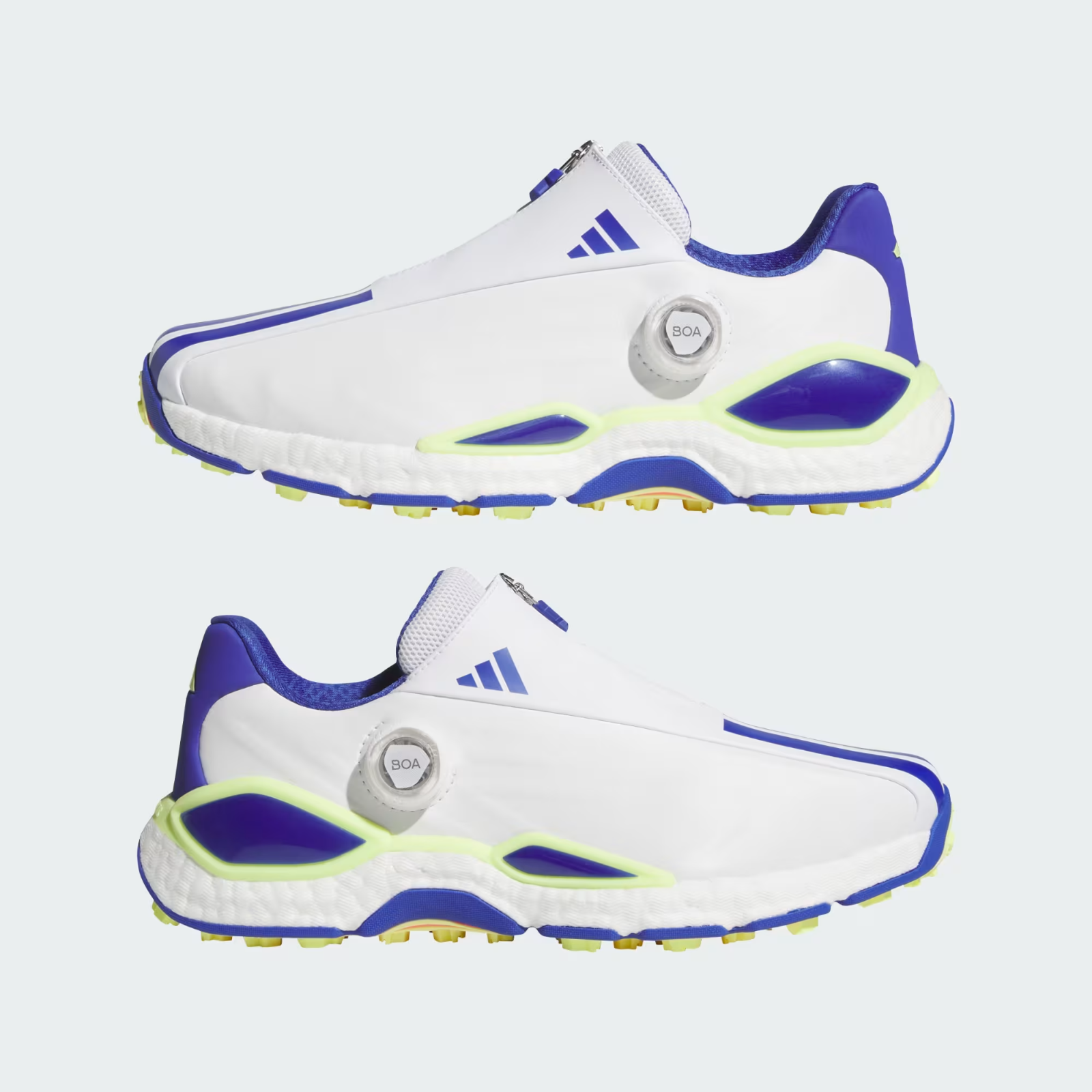 KI5739 adidas Codechaos 27 Boa Spikeless Golf "Cloud White/Dual Indigo" (Men's)