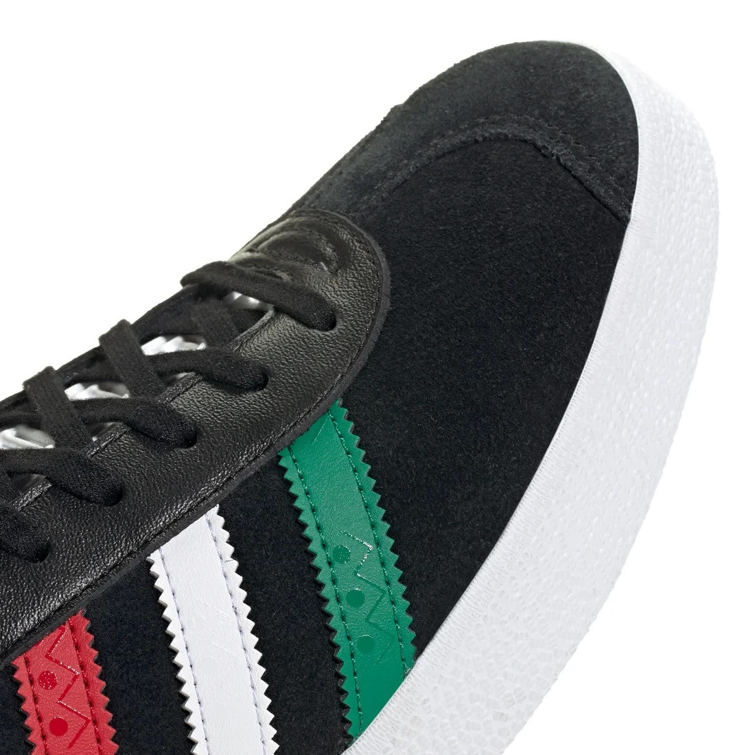 HQ9441 adidas Gazelle Core Black Cloud White Better Scarlet (Men's)