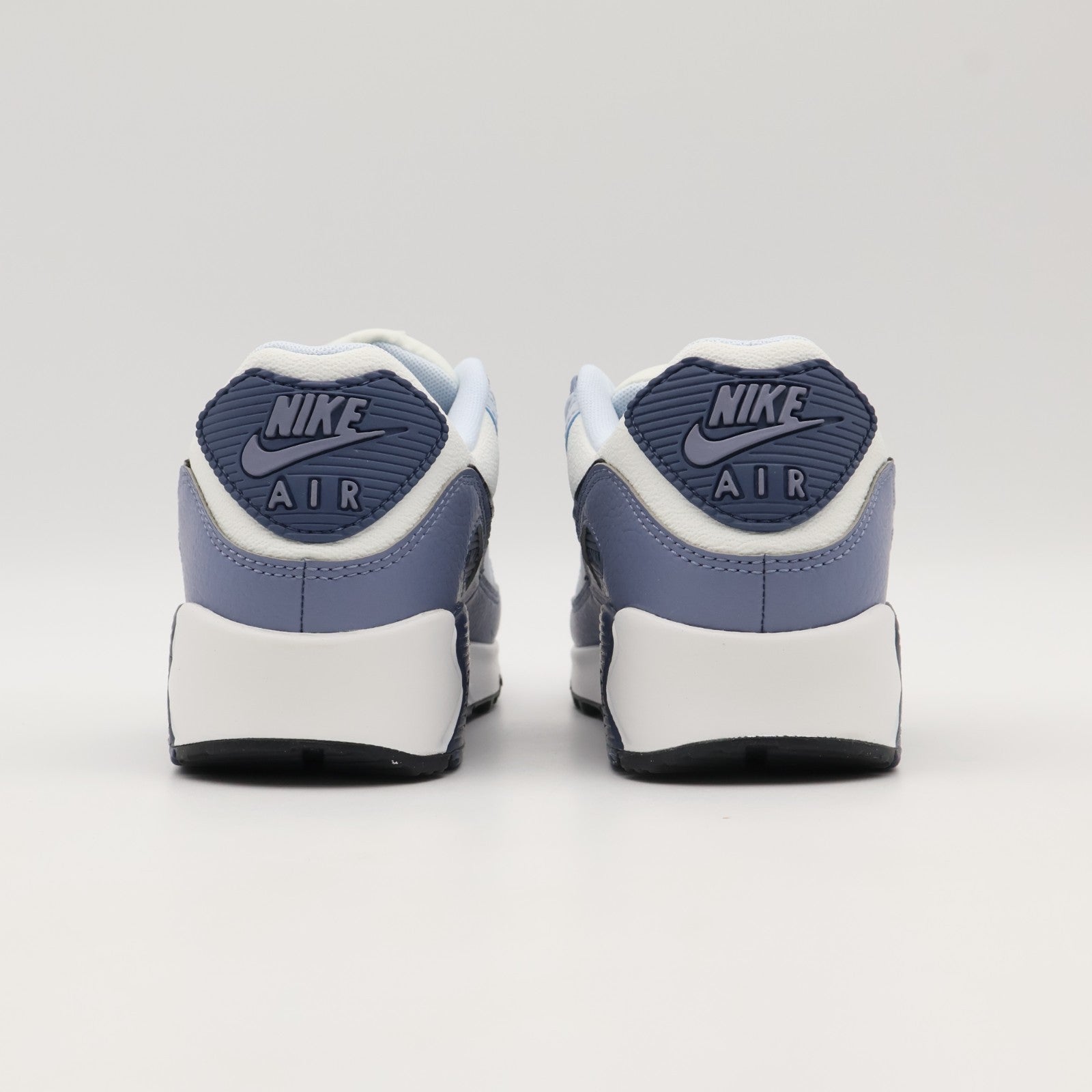 HM8128-100 Nike Air Max 90 Summit White Ashen Slate Blue Tint Black (Women's)