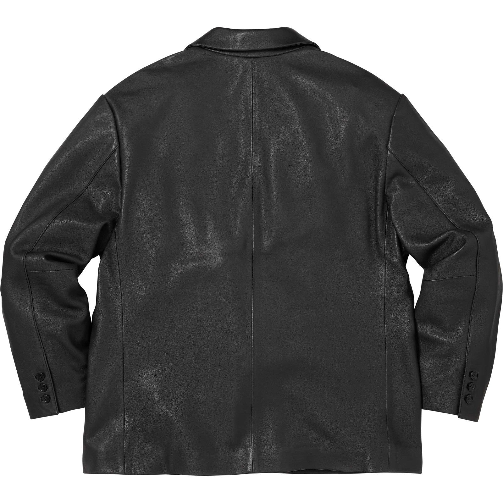 Supreme Leather Blazer Black