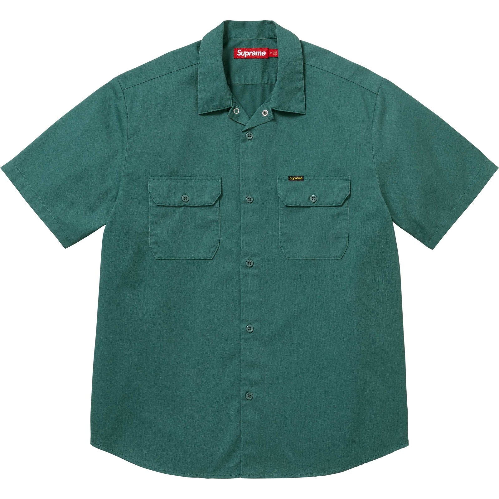 Supreme Ghostface S/S Work Shirt Work Green