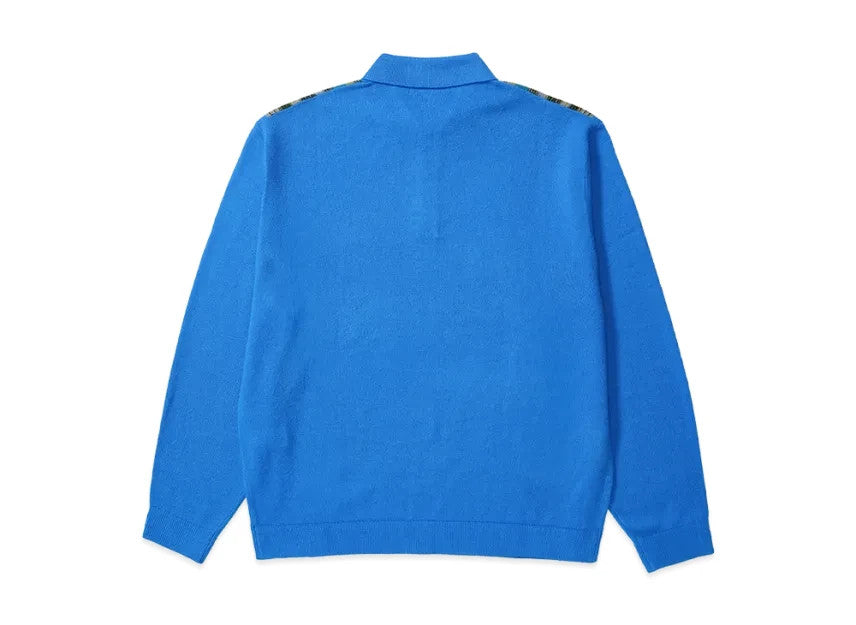 Supreme Multi Stripe Polo Sweater "Blue"