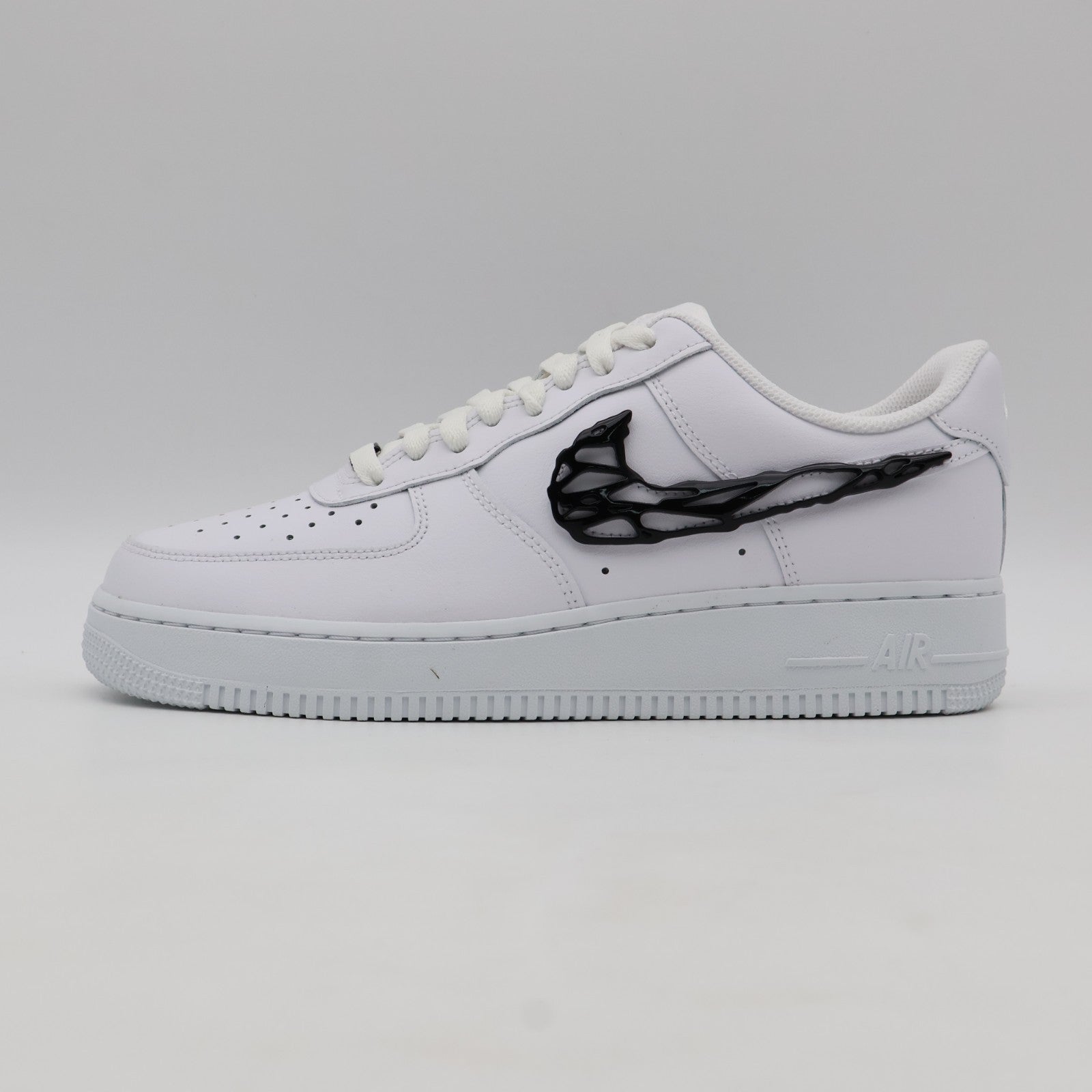 IF1686-101 Nike Air Force 1 Low '07 LX Metal Swoosh White Black (Women's)