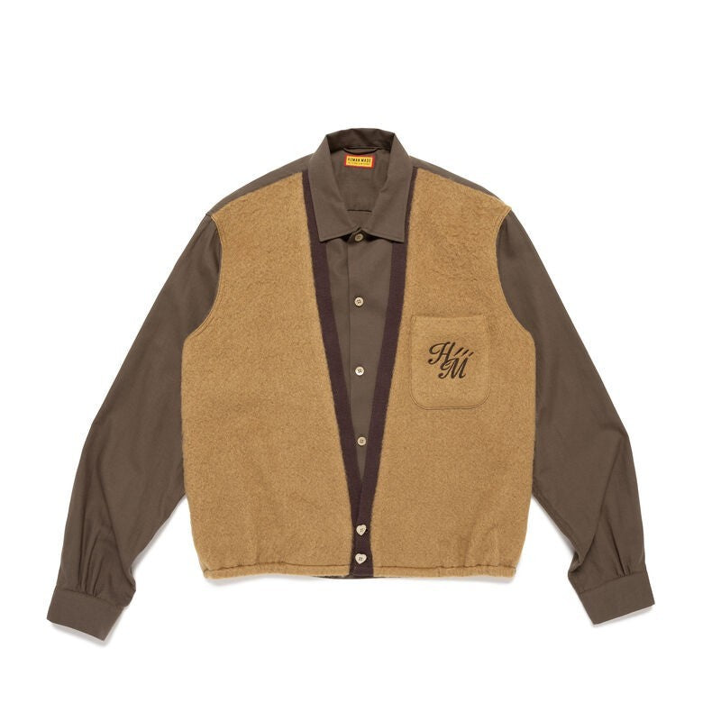 HUMAN MADE Combi Shirt Brown