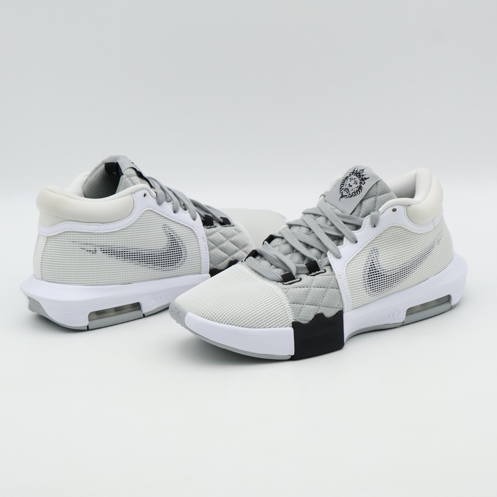 FB2237-100 Nike LeBron Witness 8 White Light Smoke Grey Black (Men's)