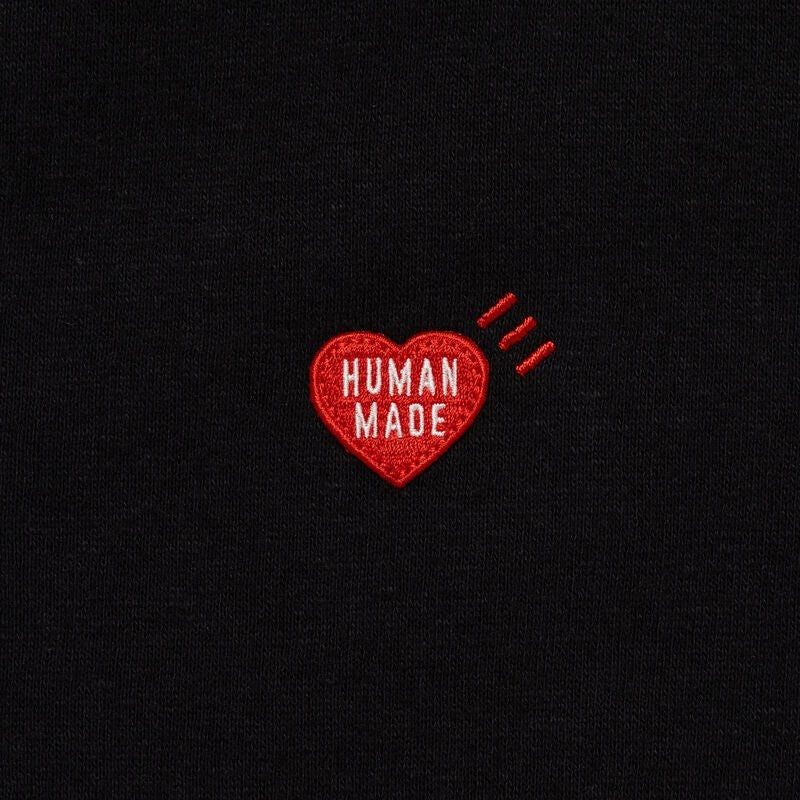 HUMAN MADE Classic Zip-Up Hoodie Black