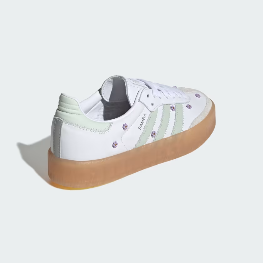 JS3954 adidas Originals  Sambae Cloud White Linen Green Gum (Women's)