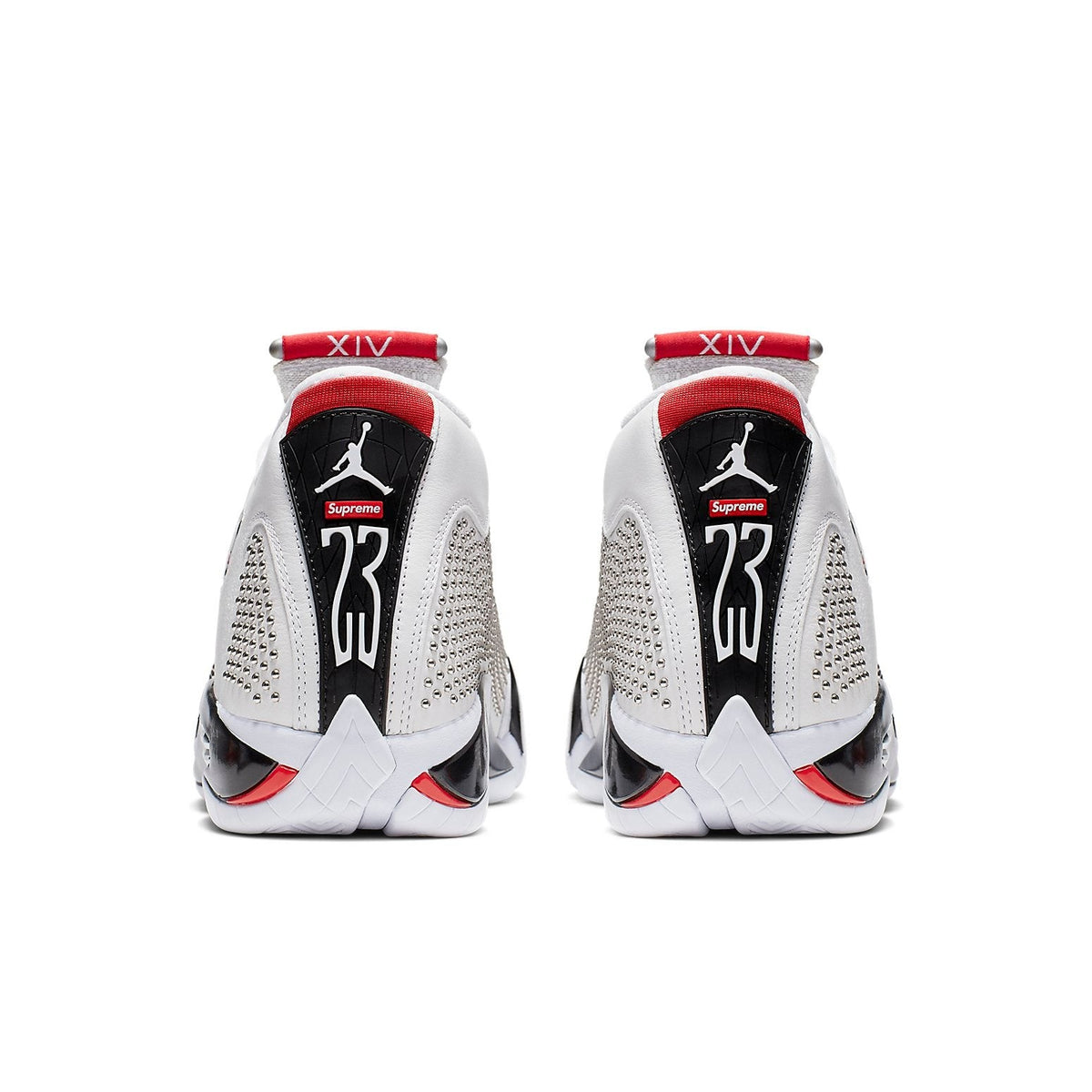 BV7630-106 Supreme Nike Air Jordan 14 Retro White University Red (Men's)