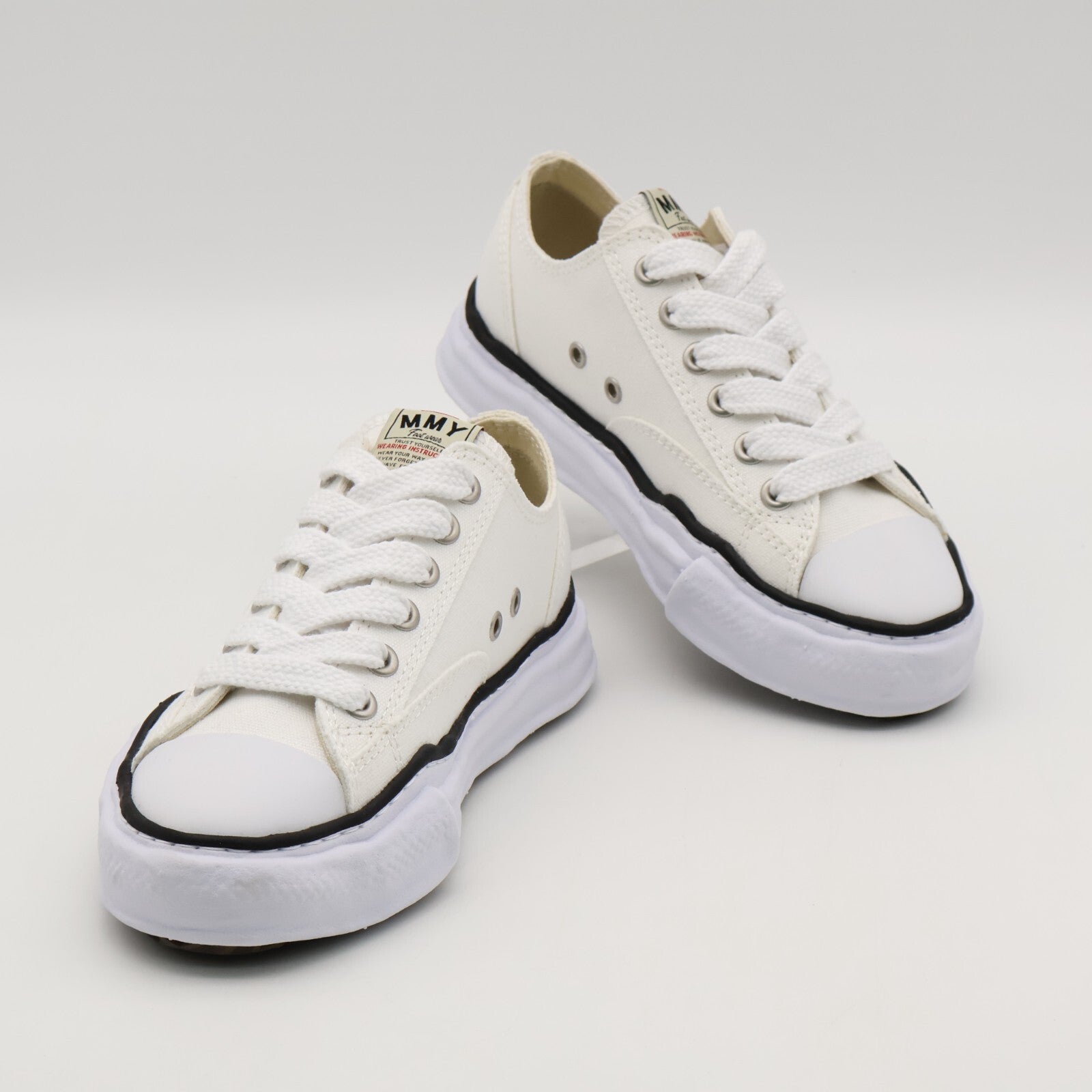 A01FW702-WHITE Maison MIHARA YASUHIRO PETERSON Original Sole Canvas Low (Men's)