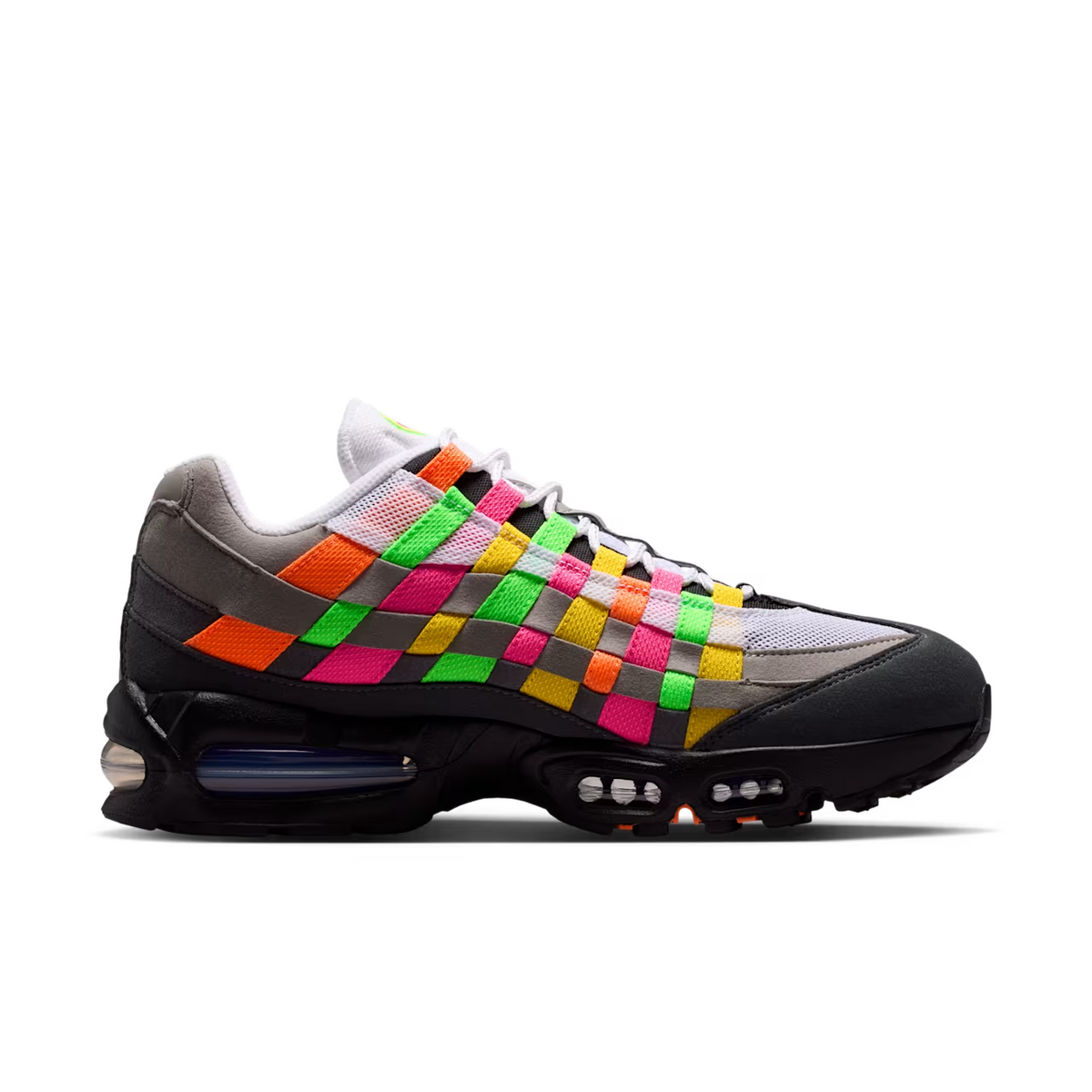 IB3695-100 Nike Air Max 95 Woven Big Bubble "Hyper Pink/Green Strike" (Men's)