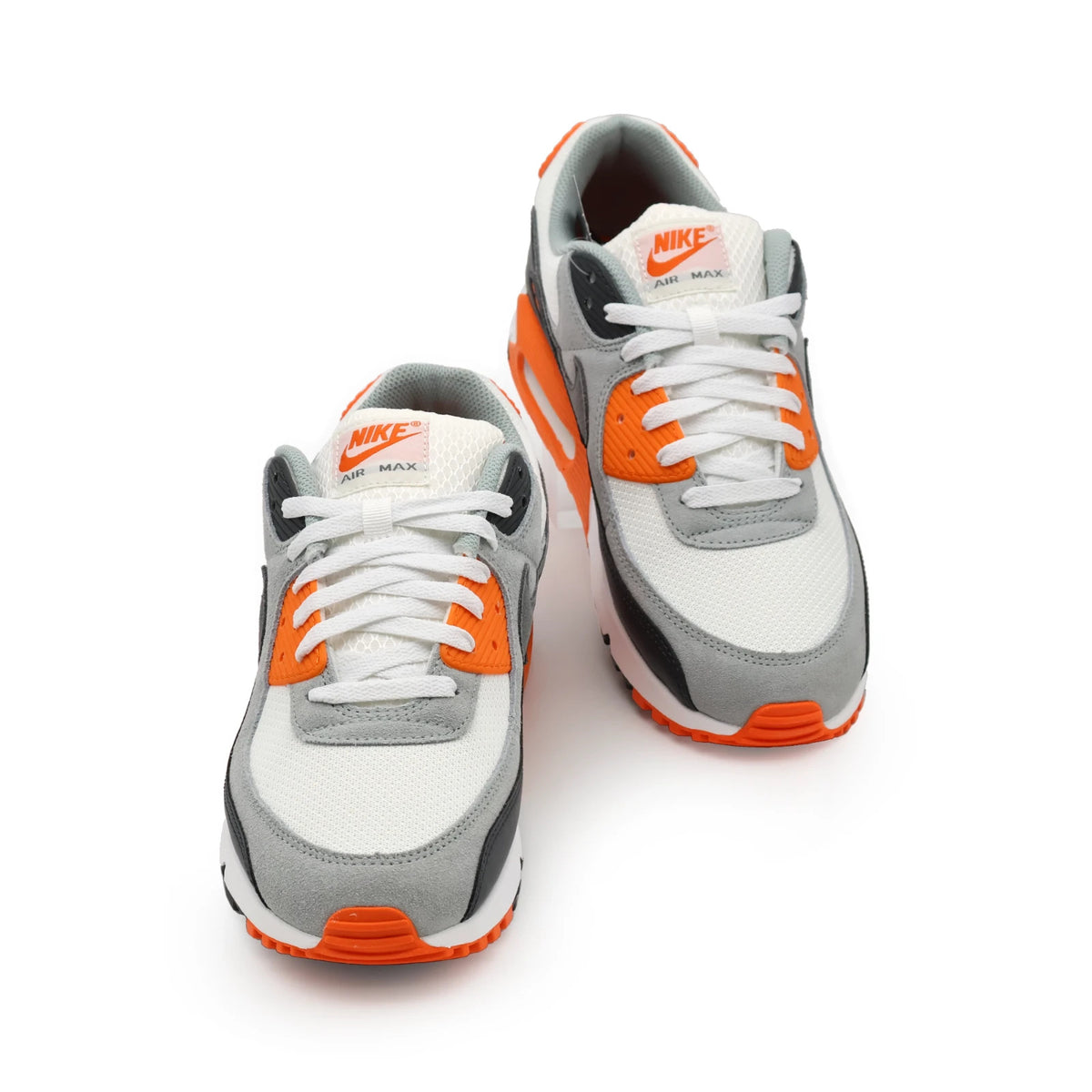 DM0029-108 Nike Air Max 90 Safety Orange White Safety Orange Dark Smoke (Men's)