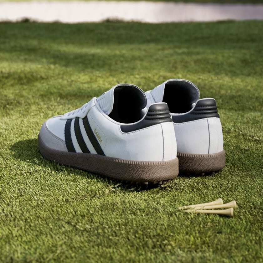 JH6149 adidas Samba Golf Full Grain Leather Cloud White Core Black Gum (Men's)