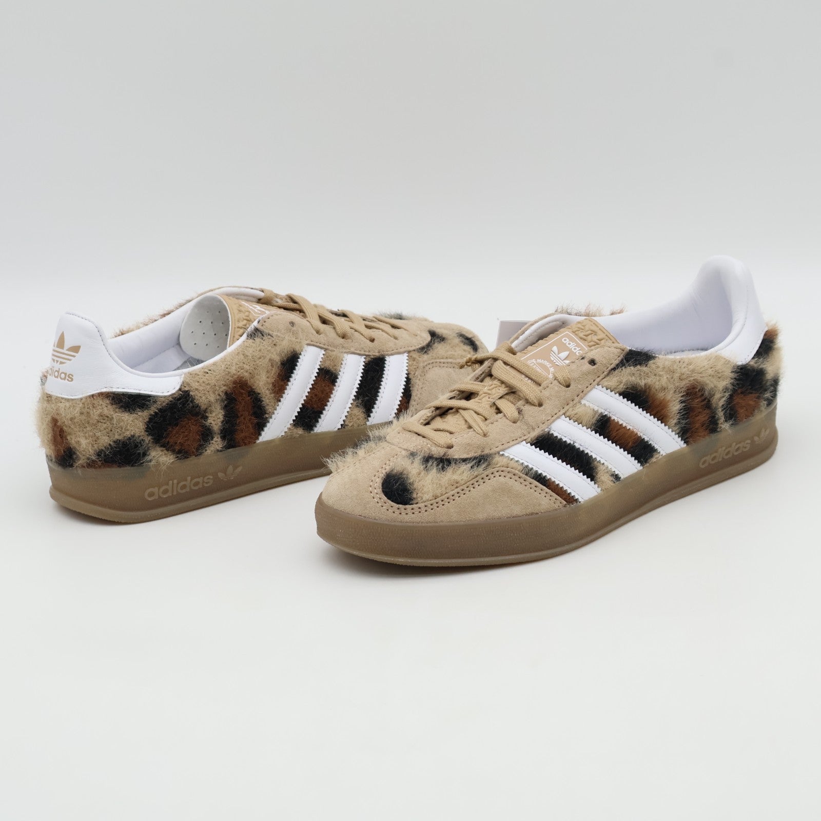 JS4599 atmos pink adidas Originals Gazelle Indoor Trinity Leopard Brown(Women's)
