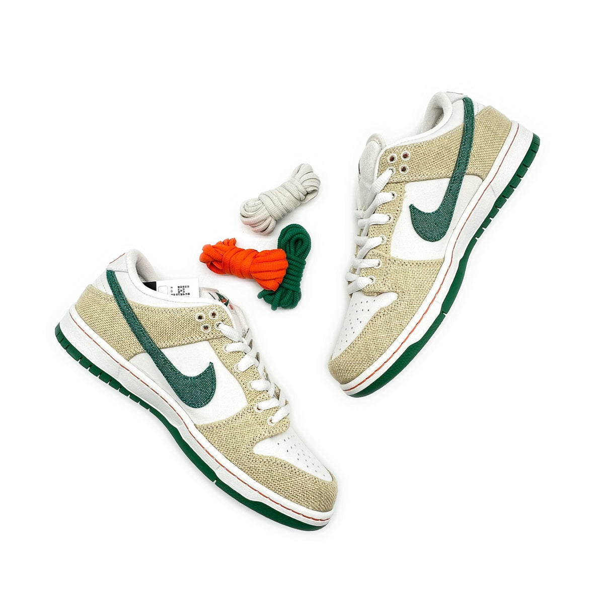FD0860-001 Jarritos Ã Nike SB Dunk Low Phamtom Safety Orange-Malachite