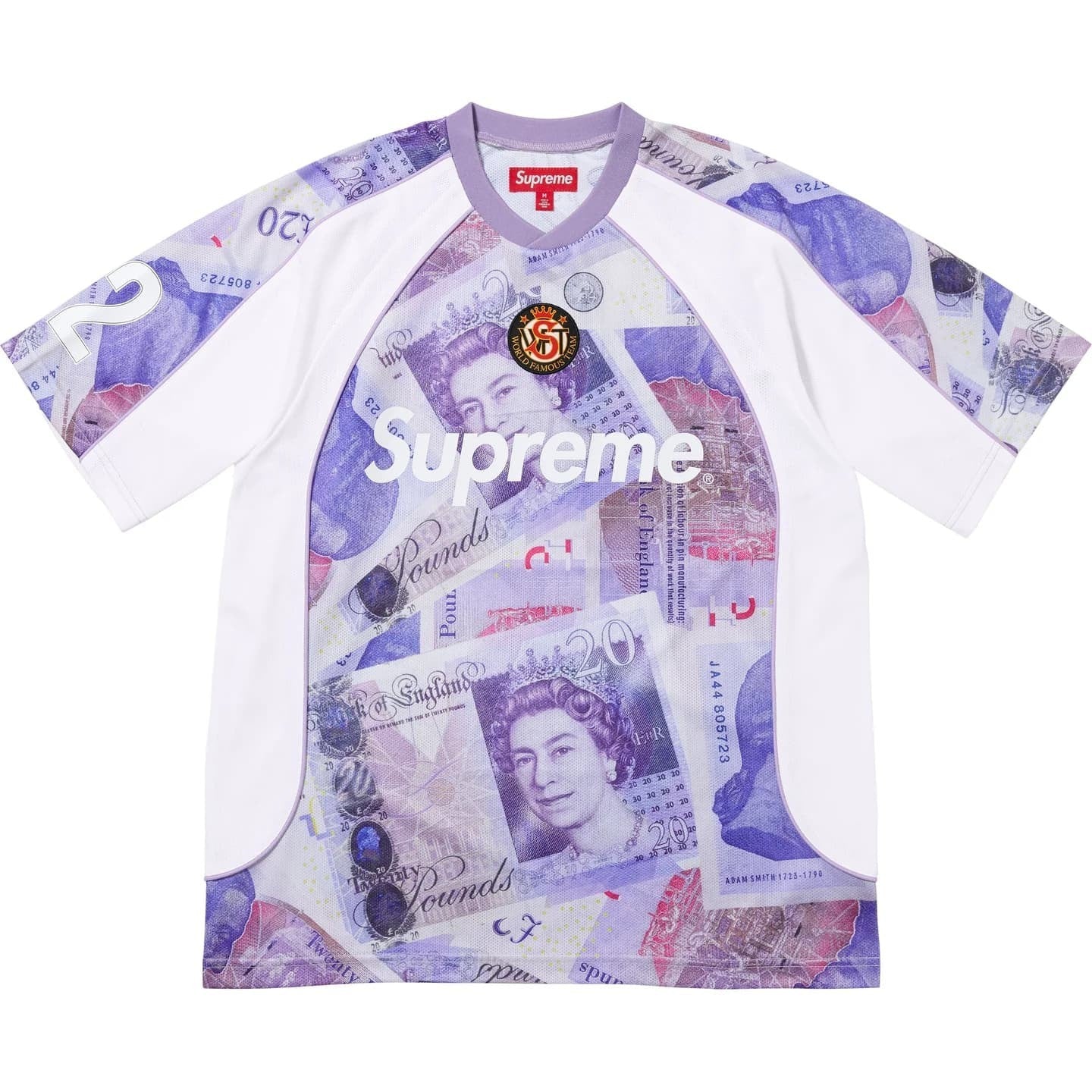 Supreme Pounds Soccer Jersey White